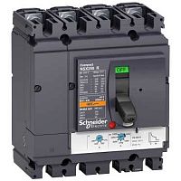 Автоматический выключатель 4П TM125D NSX250R(200кА при 415В, 45кА при 690B) | код. LV433471 | Schneider Electric 